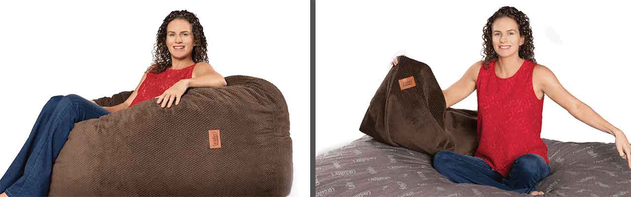 CordaRoy's Corduroy Convertible Bean Bag Chair & Reviews
