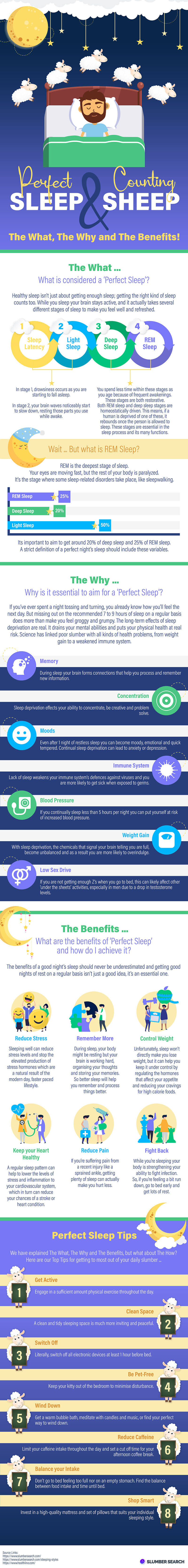 Can't Sleep? Sleep Better With Our Perfect Sleep Infographic