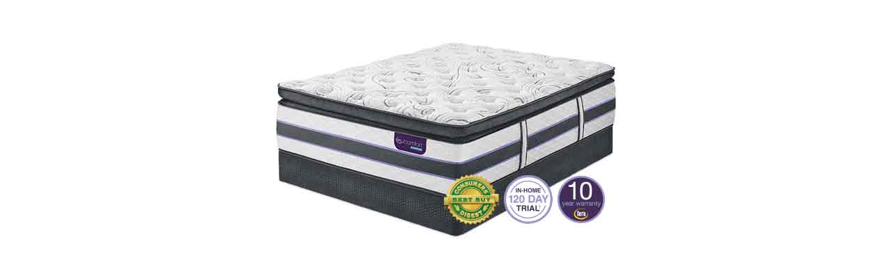 serta vintage hybrid infinity eurotop queen mattress