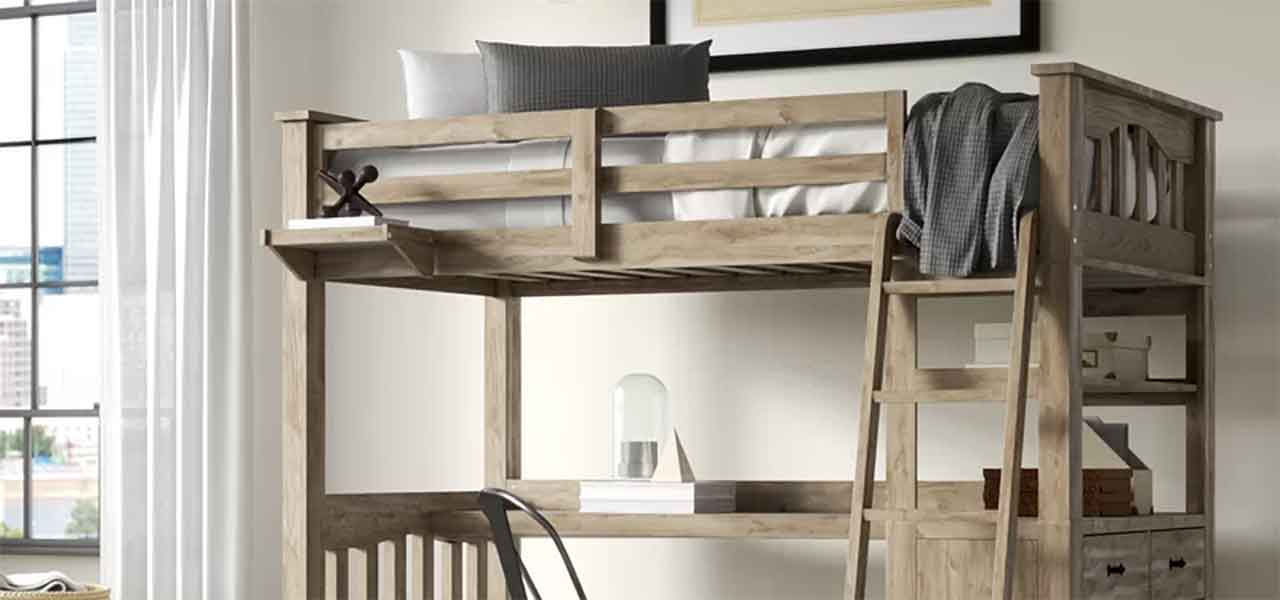 cabin bed and desk